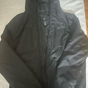 H&M Men's Black Raincoat